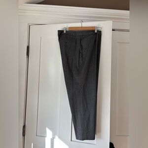 GAP Gray Herringbone Ankle Pants